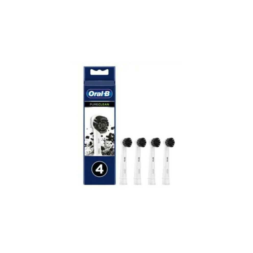 Oral-B Oral B Charcoal Replacement Toothbrush Heads, Pack Of 4