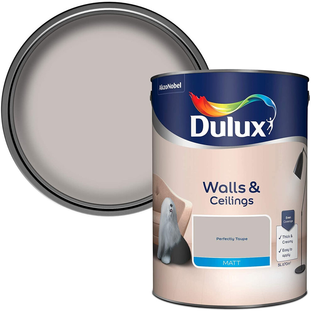 Dulux Silk Perfectly Taupe 5L