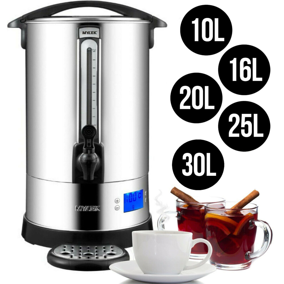 (20L) Mylek LCD Catering Urn 10L, 16L, 20L, 25L & 30L