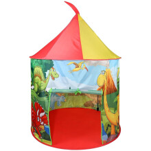 SOKA Play Tent Green Pop Up Dinosaur Garden Playhouse Tent for Kids