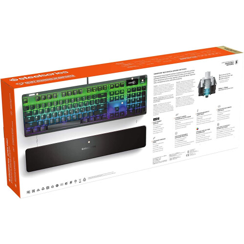 SteelSeries Clavier - Steelseries - Apex Pro - QWERTY - Rétroéclairé - Technologie OmniPoint 1