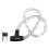 Steel Cable Bicycle Chain Lock with Vinyl Sleeve 1200mm 1