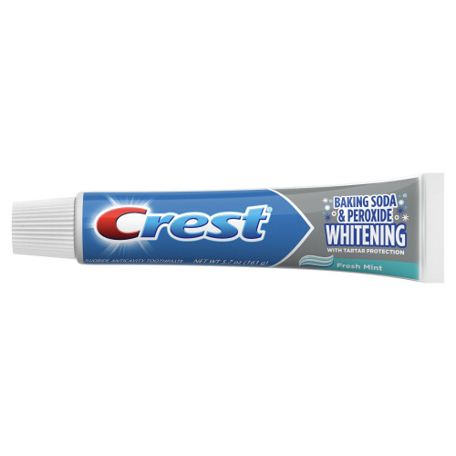 Crest Crest Baking Soda & Peroxide Whitening Toothpaste, Fresh Mint, 5.7 oz, 3-PACK, USA Import 1