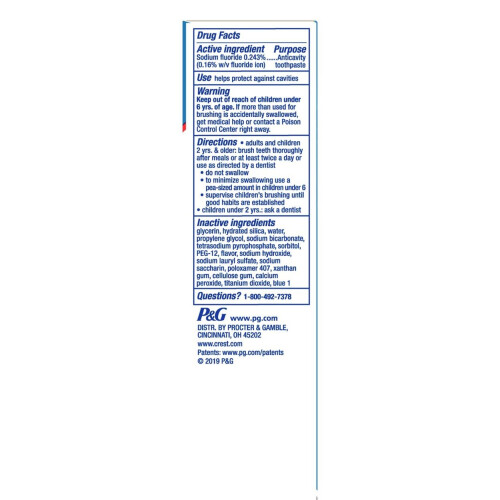 Crest Crest Baking Soda & Peroxide Whitening Toothpaste, Fresh Mint, 5.7 oz, 3-PACK, USA Import 2