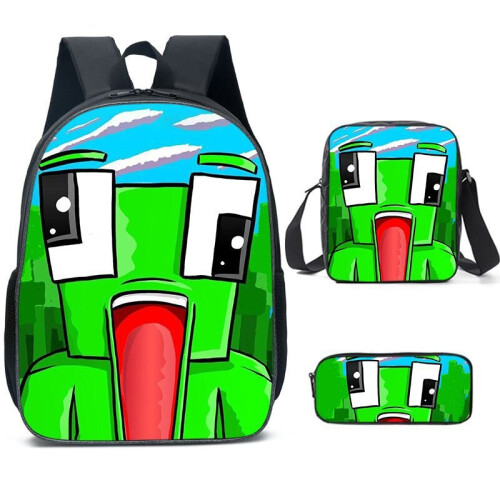(Style 2) 3pc Unspeakable School Backpack Set