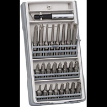 Set van 25 schroevendraaierbits - BOSCH - Extra harde Robust Line PH, PZ, Torx L 25 en 49 mm