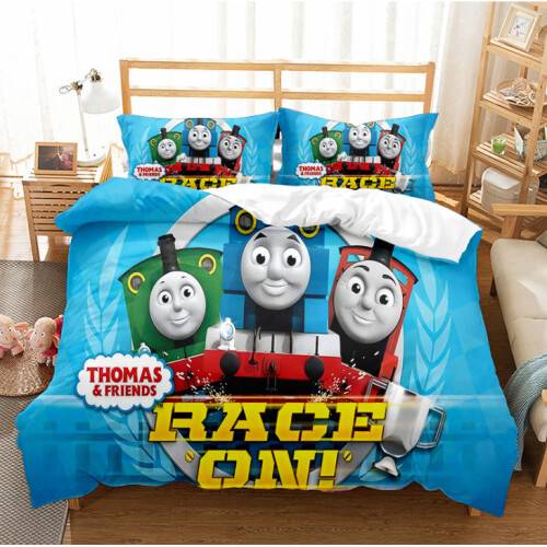 (Style 01, King) Thomas Bedding Single Double King Duvet Cover UK