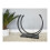 Half Round Metal Black Fireside Wood Log Holder 3