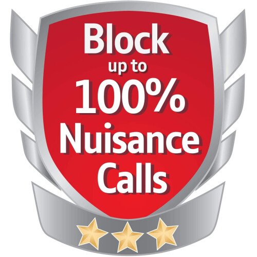 British Telecom BT 4600 Big Button Advanced Call Blocker Home Phone with Answer Machine, Quad Handset Pack 2