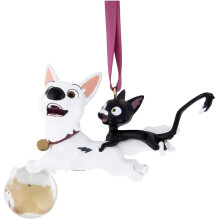 Disney Parks Bolt and Mittens Dog Cat Figurine 3D Ornament