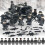 ELEGANT Military Building Blocks Black Explosion-proof Special Police Jeep Off-road Vehicle Tactical Body Armor Assault Rifle Grenade Toys 1