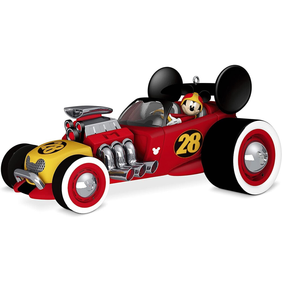 Christmas Ornament Junior Mickey And The Roadster Racers Car