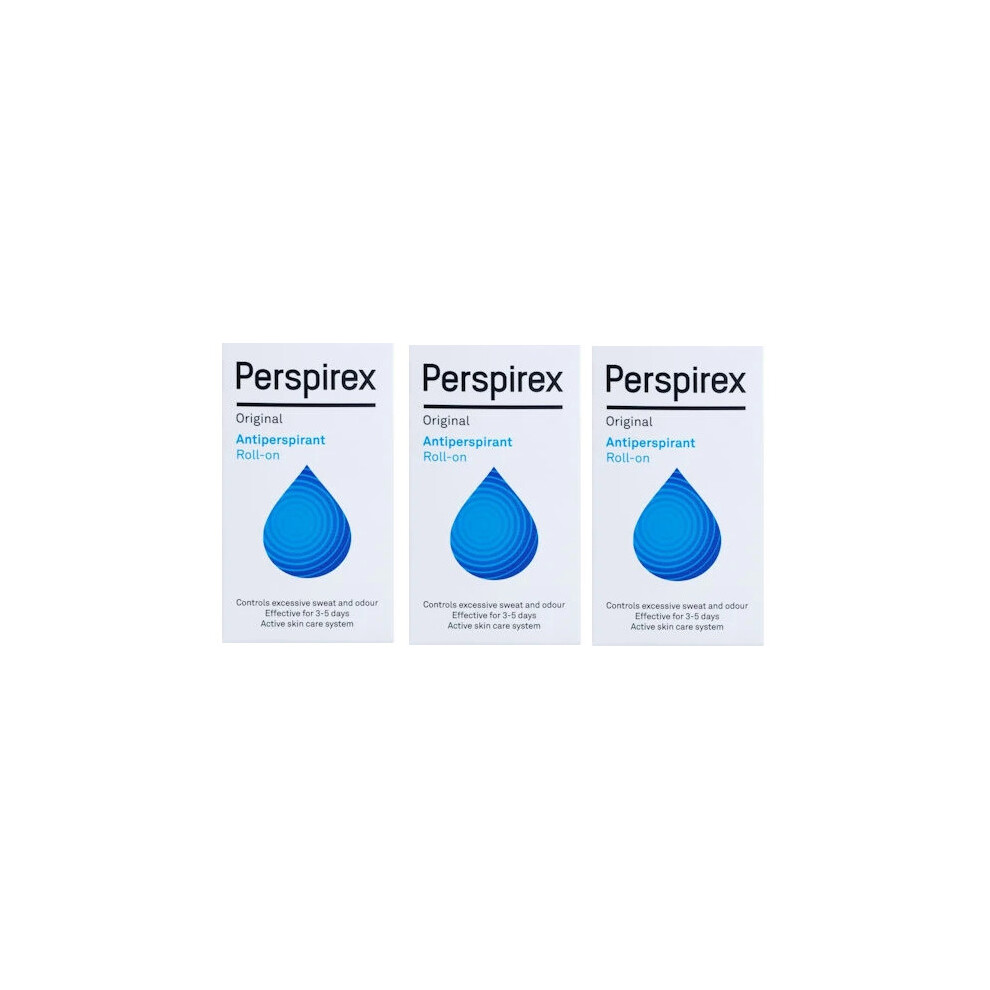 Perspirex Original Antiperspirant Roll On 20Ml - Pack Of 3