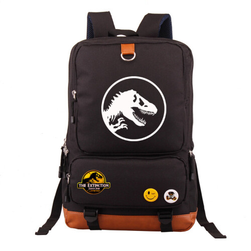 (Black) Luxurious Jurassic World Park Backpack Rucksack