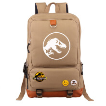 (Brown) Luxurious Jurassic World Park Backpack Rucksack