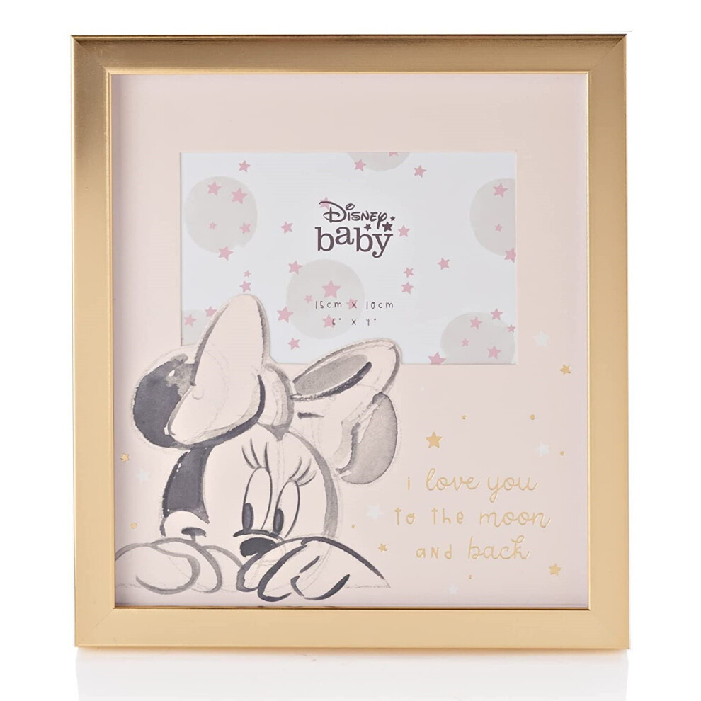 Disney Baby Minnie Mouse 6" x 4" Photo Frame Baby Shower Nursery Gift