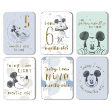 Disney Baby Mickey Mouse Milestone Cards Baby Shower Nursery Gift