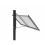 Lowenergie (Small single panel mount for 80mmm pole) Solar PV Panel Pole mounting adjustable size lamp post side utility post mount 1