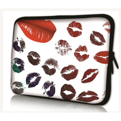 (Red Lips) 17" inch Tablet Laptop Notebook Sleeve Case Bag