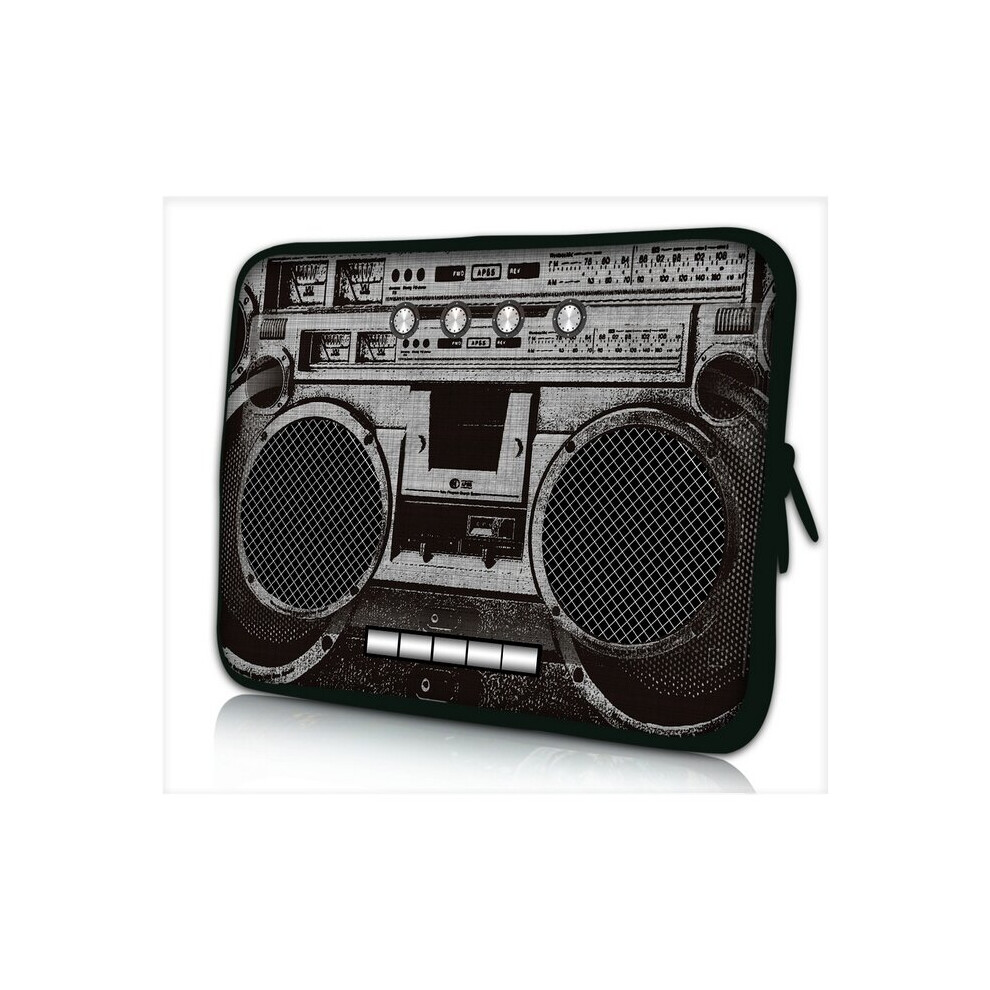 (Boombox) 17" inch Tablet Laptop Notebook Sleeve Case Bag