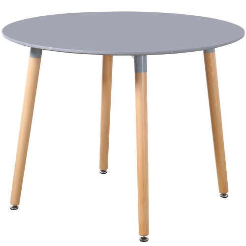 Charles Jacobs Charles Jacobs 100cm diameter Circular Dining Table With Grey Tabletop
