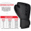 (Black, 10OZ) RDX Boxing Gloves Sparring Muay Thai Kickboxing 8