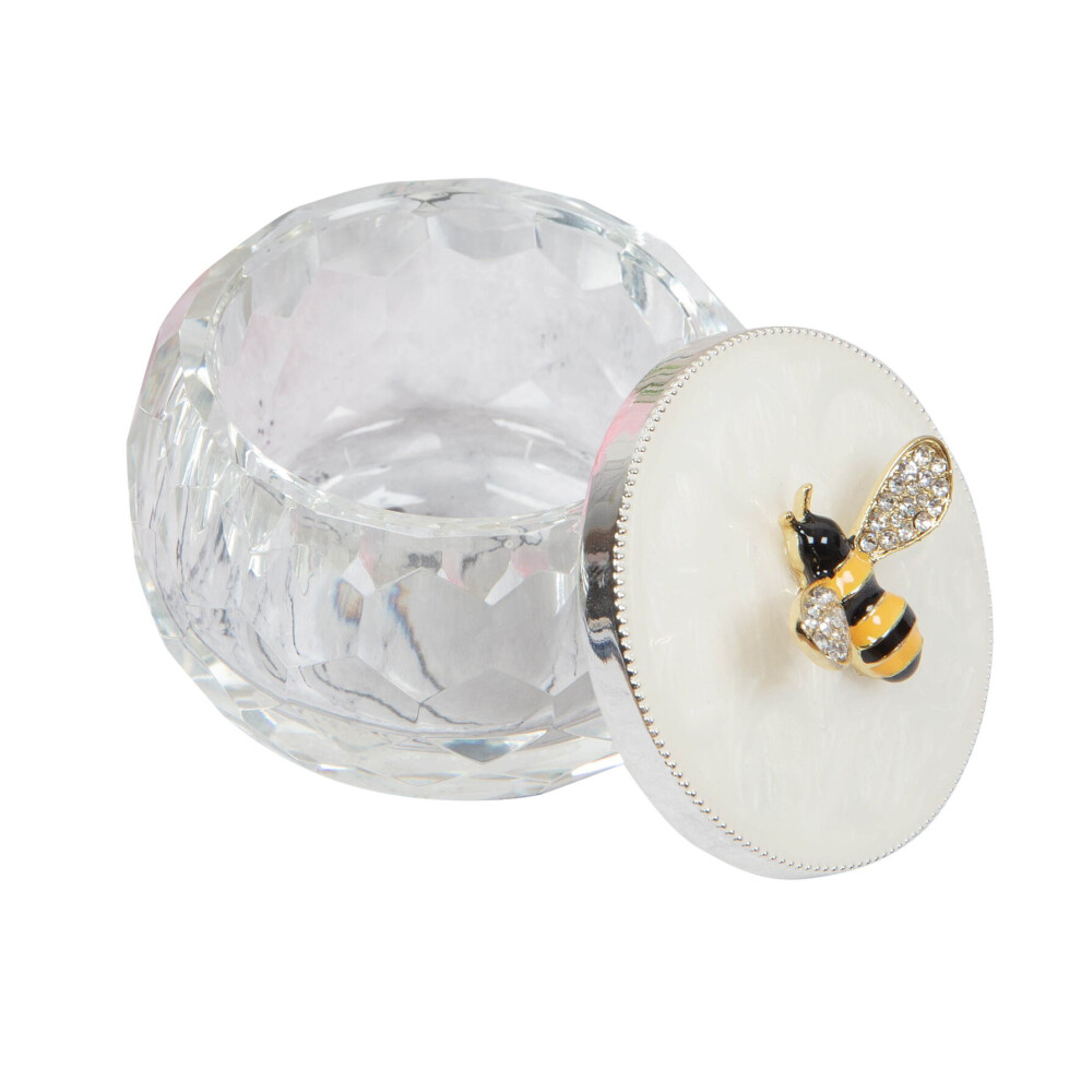 Widdop And Co. Widdop Sophia Gift Collection Bumble Bee Treasured Trinket Ornament Silver