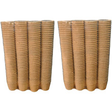 288 x 5cm Eco Round Fibre Biodegradable and Compostable Plant Pots