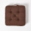 Homescapes (Chocolate Brown) Rajput Ribbed Cotton Floor Cushion 3