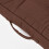 Homescapes (Chocolate Brown) Rajput Ribbed Cotton Floor Cushion 4