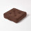 Homescapes (Chocolate Brown) Rajput Ribbed Cotton Floor Cushion 1