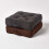 Homescapes (Chocolate Brown) Rajput Ribbed Cotton Floor Cushion 6