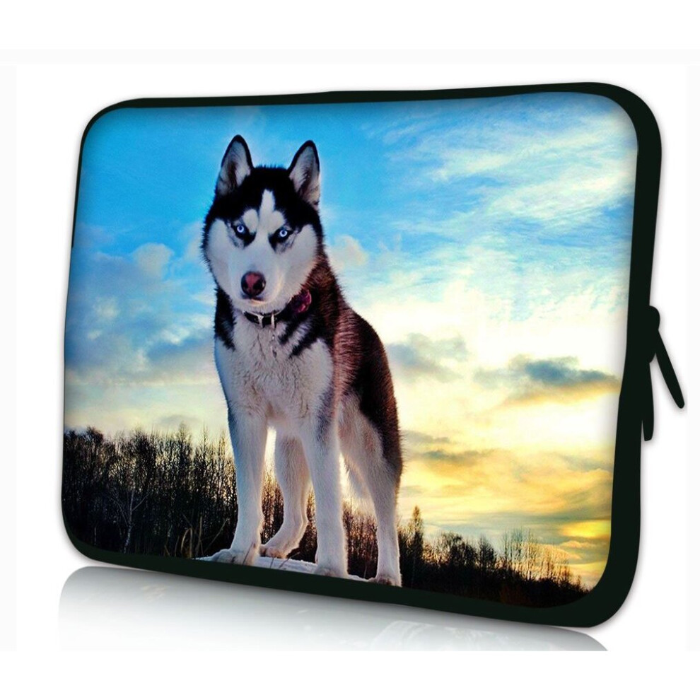(Husky) 17" Inch Tablet Laptop Notebook Sleeve Case Bag Multicoloured 5056543412553