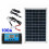 100W Dual USB Flexible Solar Panel Battery Charger Kit Boat Car & Controller 3