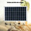 100W Dual USB Flexible Solar Panel Battery Charger Kit Boat Car & Controller 8