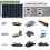 100W Dual USB Flexible Solar Panel Battery Charger Kit Boat Car & Controller 4