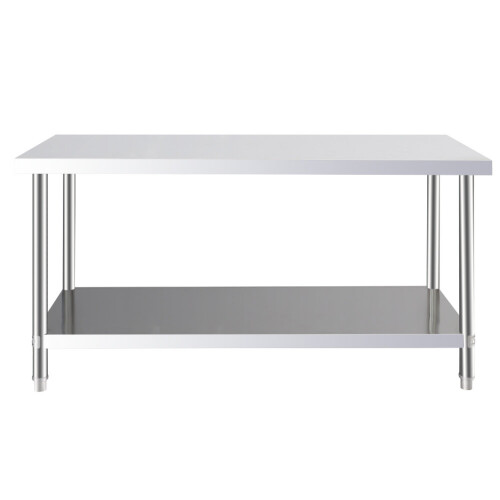 Living And Home Kitchen Work Table 120x60x80cm Stainless Steel 1