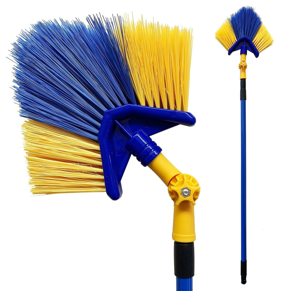 Tdbs The Dustpan And Brush Store Cobweb Duster Brush Extendable Telescopic Feather Angled Long Reach