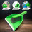 Green Dustpan and Brush Set Colour Coded Dust Pan Broom Sweeper Indoor 5