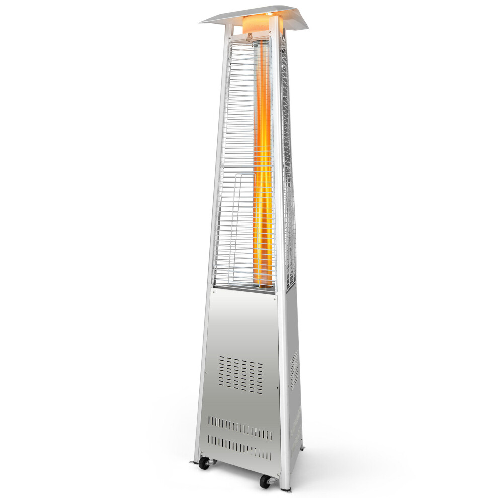 42000 BTU Pyramid Patio Heater Stainless Steel Outdoor Patio Heater