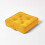Homescapes (Mustard) Rajput Ribbed Cotton Floor Cushion 1