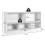 Costway 2 Tier Wooden Bookcase 5 Cube Open Shelf Cabinet Bookshelf White 9