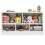 Costway 2 Tier Wooden Bookcase 5 Cube Open Shelf Cabinet Bookshelf White 13