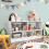 Costway 2 Tier Wooden Bookcase 5 Cube Open Shelf Cabinet Bookshelf White 10