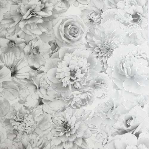 Arthouse Glitter Bloom Silver