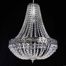 (MADISON CHROME ) Modern Chandelier Ceiling Light Shades Acrylic Crystal Droplet Pendant Lampshade