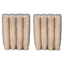 288 x 7cm Eco Round Fibre Biodegradable and Compostable Plant Pots