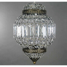 (MOROCCAN LANTERN ANTIQUE) Modern Chandelier Ceiling Light Shades Acrylic Crystal Droplet Pendant Lampshade