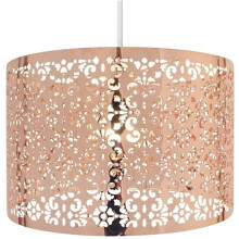 (LARGE METAL COPPER) Modern Chandelier Ceiling Light Shades Acrylic Crystal Droplet Pendant Lampshade