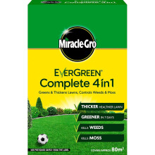 (Miracle- Gro 80m²) Evergreen Complete 4 in 1 Lawn Food Weed & Moss